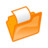  Folder orange open